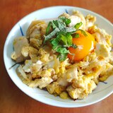 黄身のせ 親子丼